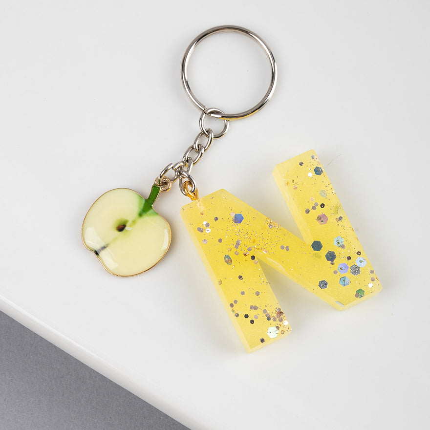 Yellow Lemon Keychain